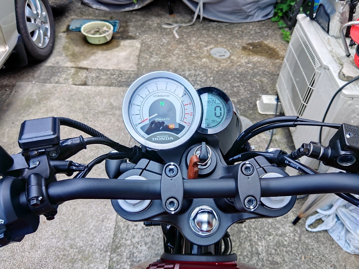 個人出品 ウーヤンホンダ CB190SS 美品 低走行 ETC2.0 自賠責付き 