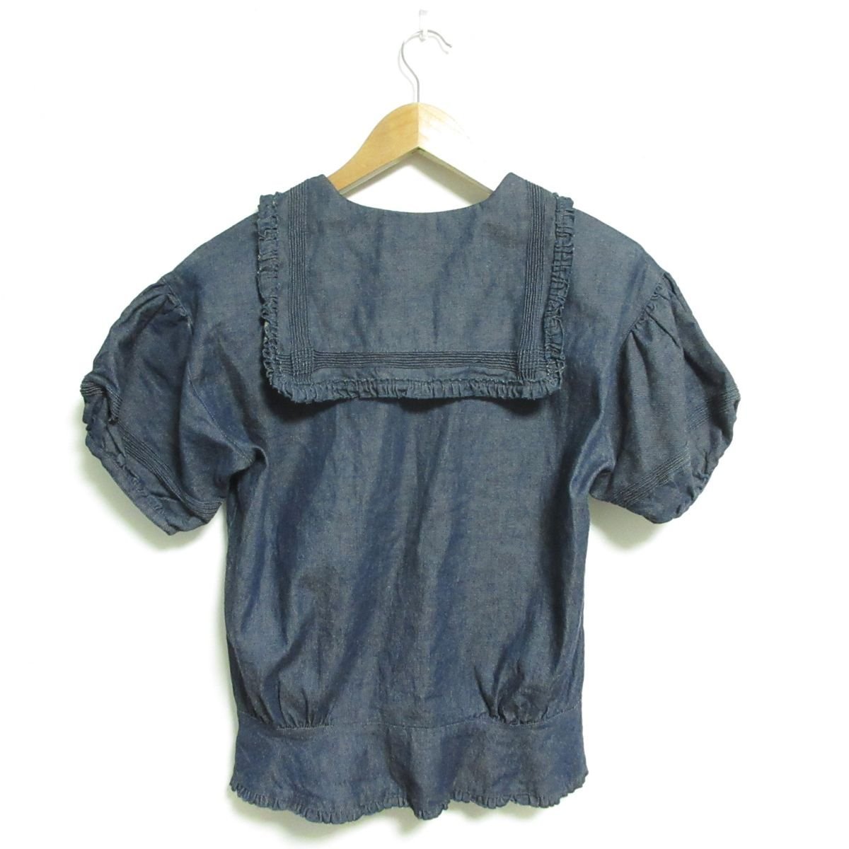 HOUSE ピンクハウス PINK 極 半袖フリルリボン 裾2カ所リボン 美品 