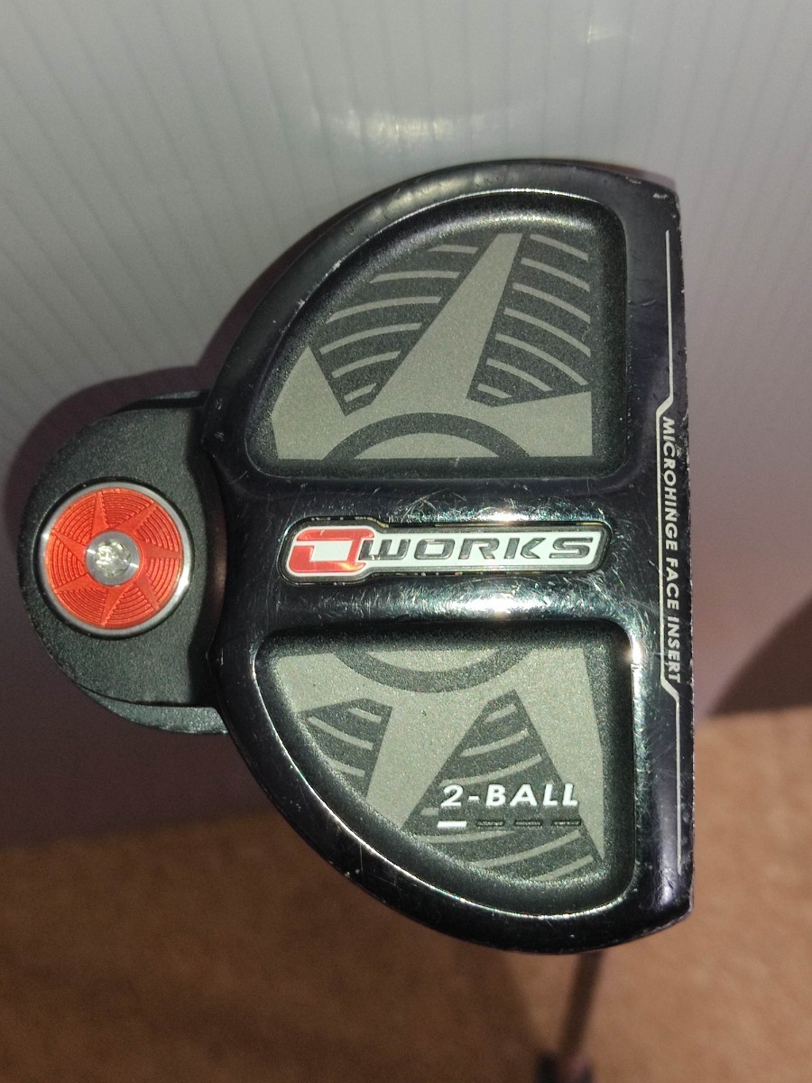 ODYSSEY O-WORKS 2BALL オデッセイ オーワークス 2ボール パター 34インチ :005