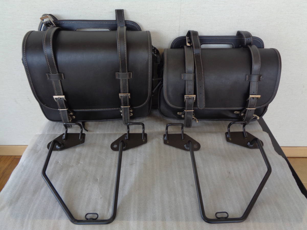 〇ホンダ　レブル250　S　型式MC49　汎用　サドルバッグ　ヘンリービギンズ　レブル用左右ステー付き　宮城発　送料無料