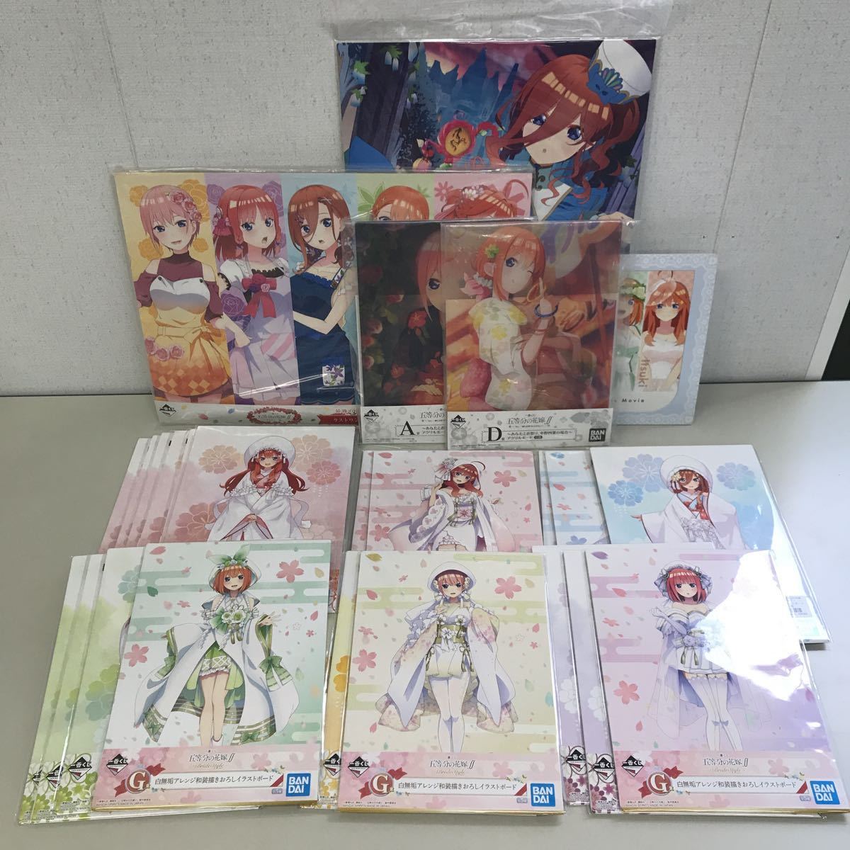 五等分の花嫁 一番くじ イラストボード キャンバスボード - 中野三玖