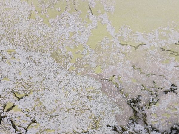 超美品 直筆サイン有 佐野せいじ作 『荘川櫻』 木版画 エディション