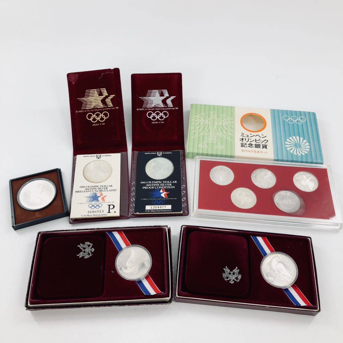 オリンピック△記念銀貨△まとめ』KA-465 ロサンゼルスオリンピック