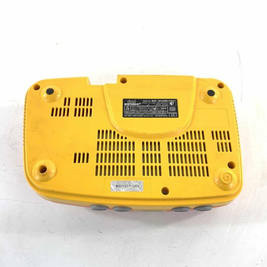 【動作品】NINTENDO NUS-101 64 ピカチュウ バージョン 任天堂 ロクヨン ※動作/状態説明あり ＊1週間保証【福岡】 NUS-101 ピカチュウ ピカチュウバージョン 中古 箱あり バージョン