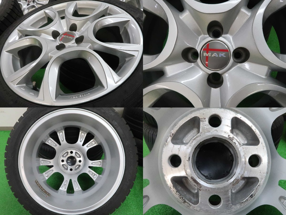 4本 MAK TORINO 17インチ ホイール 7J +39 4H PCD 98 スタッドレス 