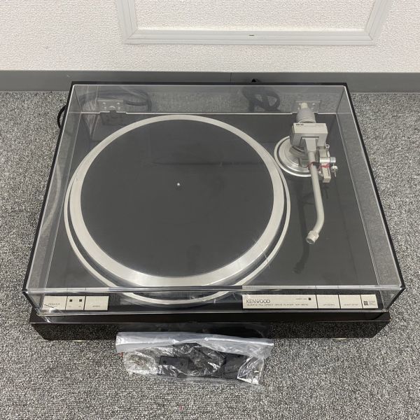 K024-H22-188 KENWOOD ケンウッド KP-9010 5254-0 ターンテーブル 割れ有 通電確認済