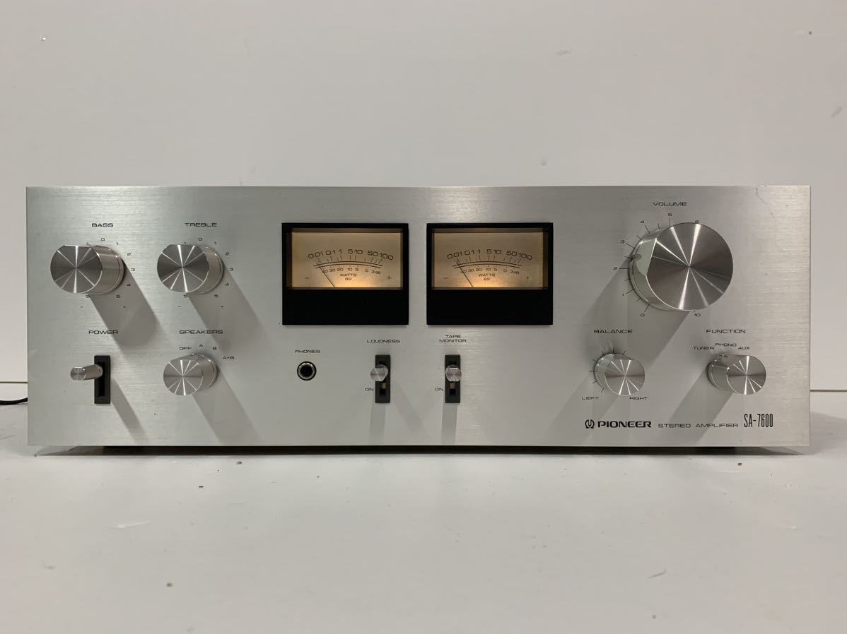 □ジャンク☆PIONEER パイオニア SA-7600 ステレオアンプ Pioneer