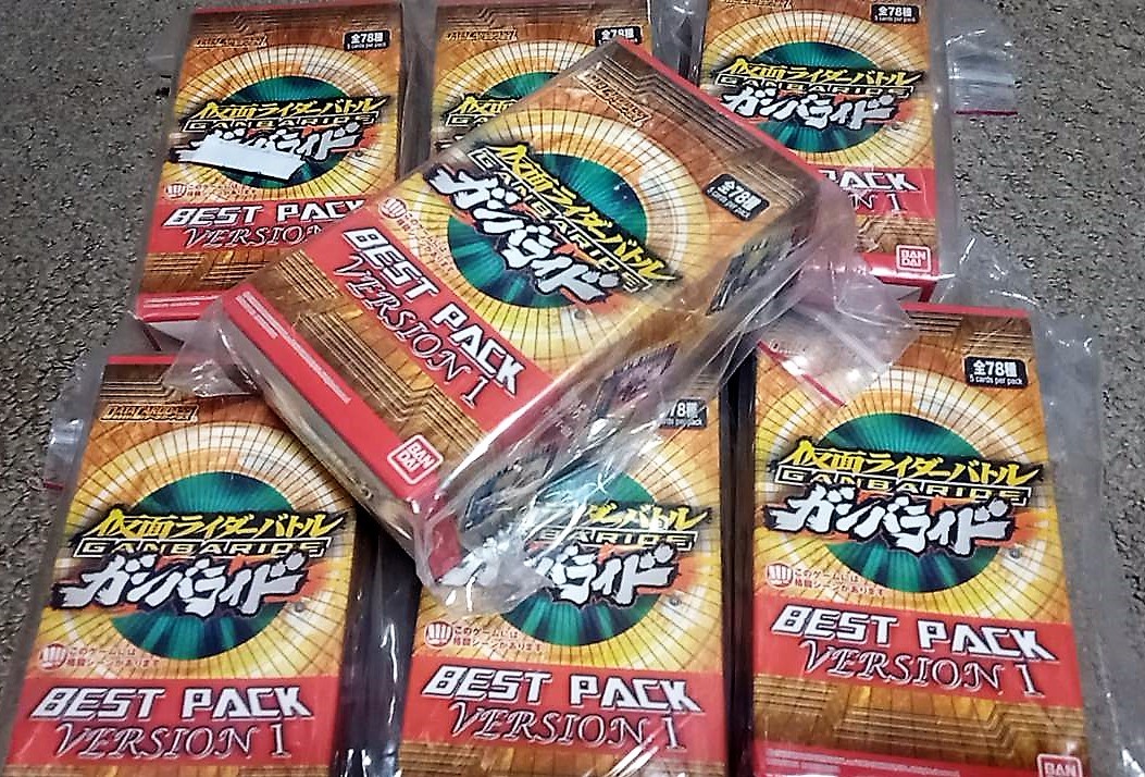 7箱セット 仮面ライダーバトル ガンバライド 第1弾 香港版 1BOX 15入り  