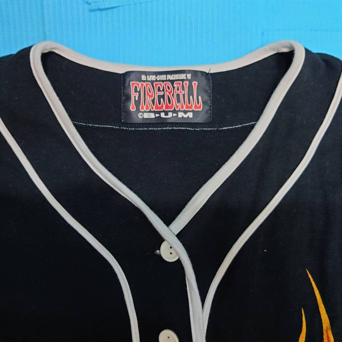 B'zLIVE '97 FIREBALL ベースボールシャツ