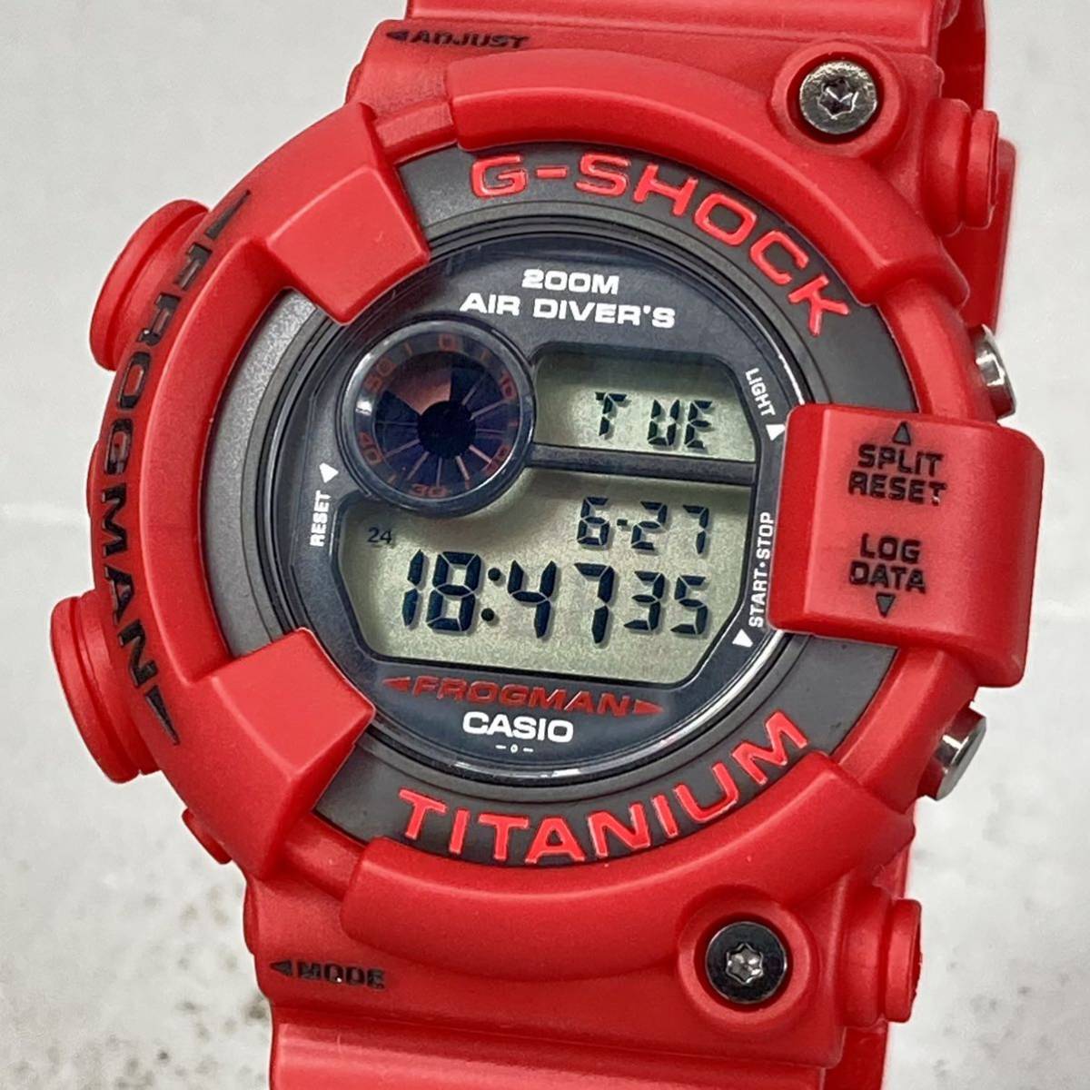 極 箱説タグ付G-SHOCK DW-8200F-4JR FROGMAN2000 フロッグマン2000