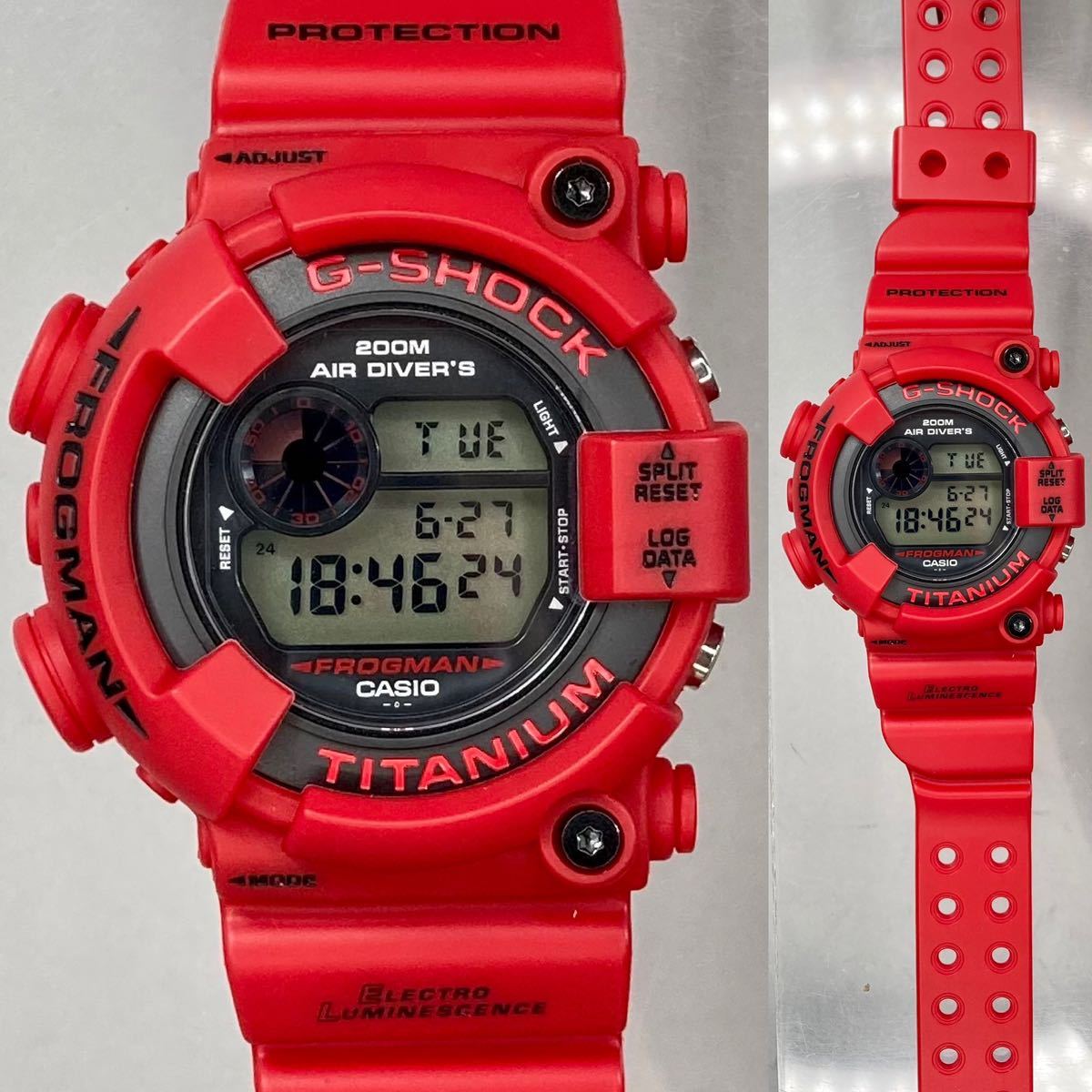 極 箱説タグ付G-SHOCK DW-8200F-4JR FROGMAN2000 フロッグマン2000