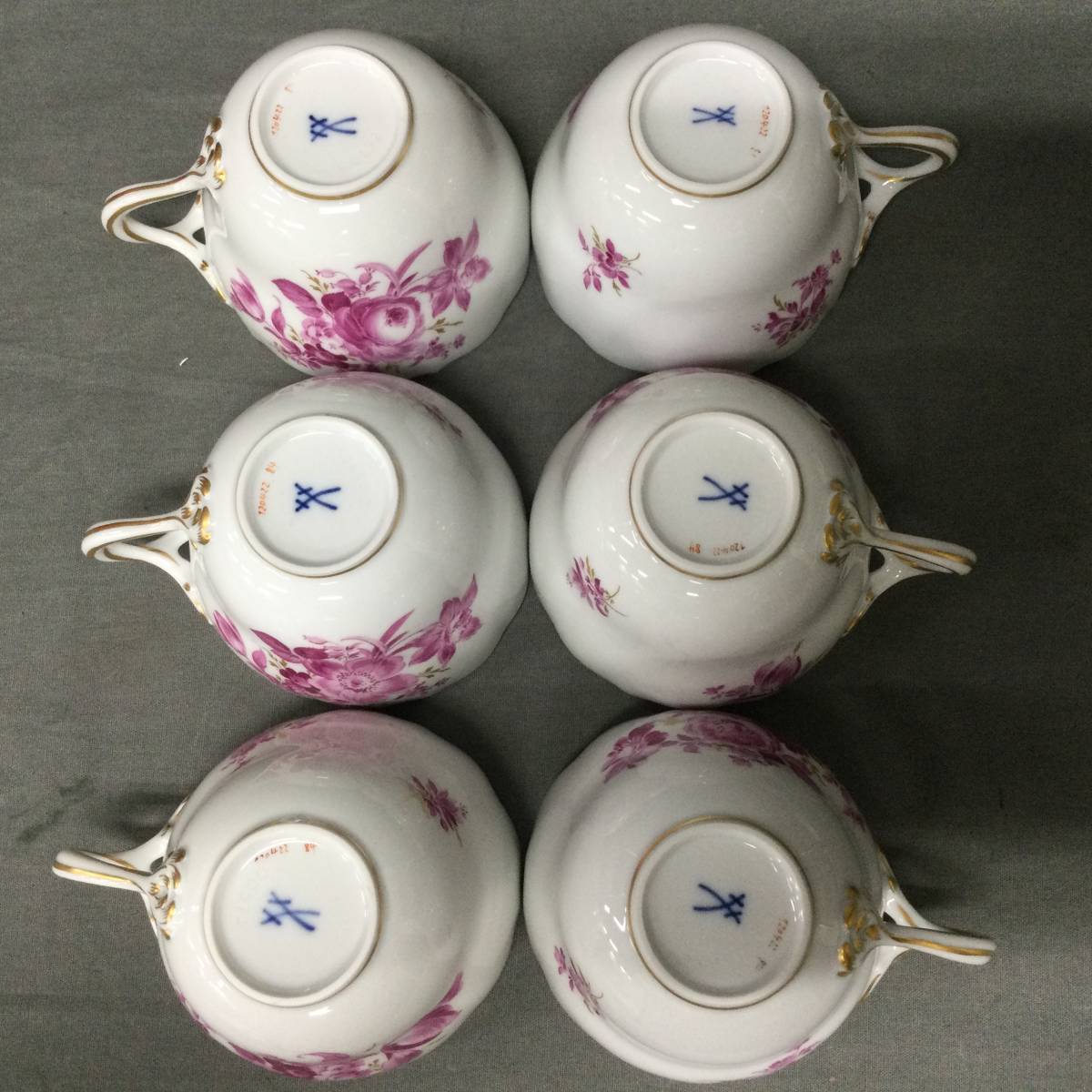 050704 239191-3 マイセン Meissen お皿 小皿 6枚/カップ 6個/皿 050704 239191-3 マイセン Meissen お皿 小皿 6枚/カップ 6個/皿
