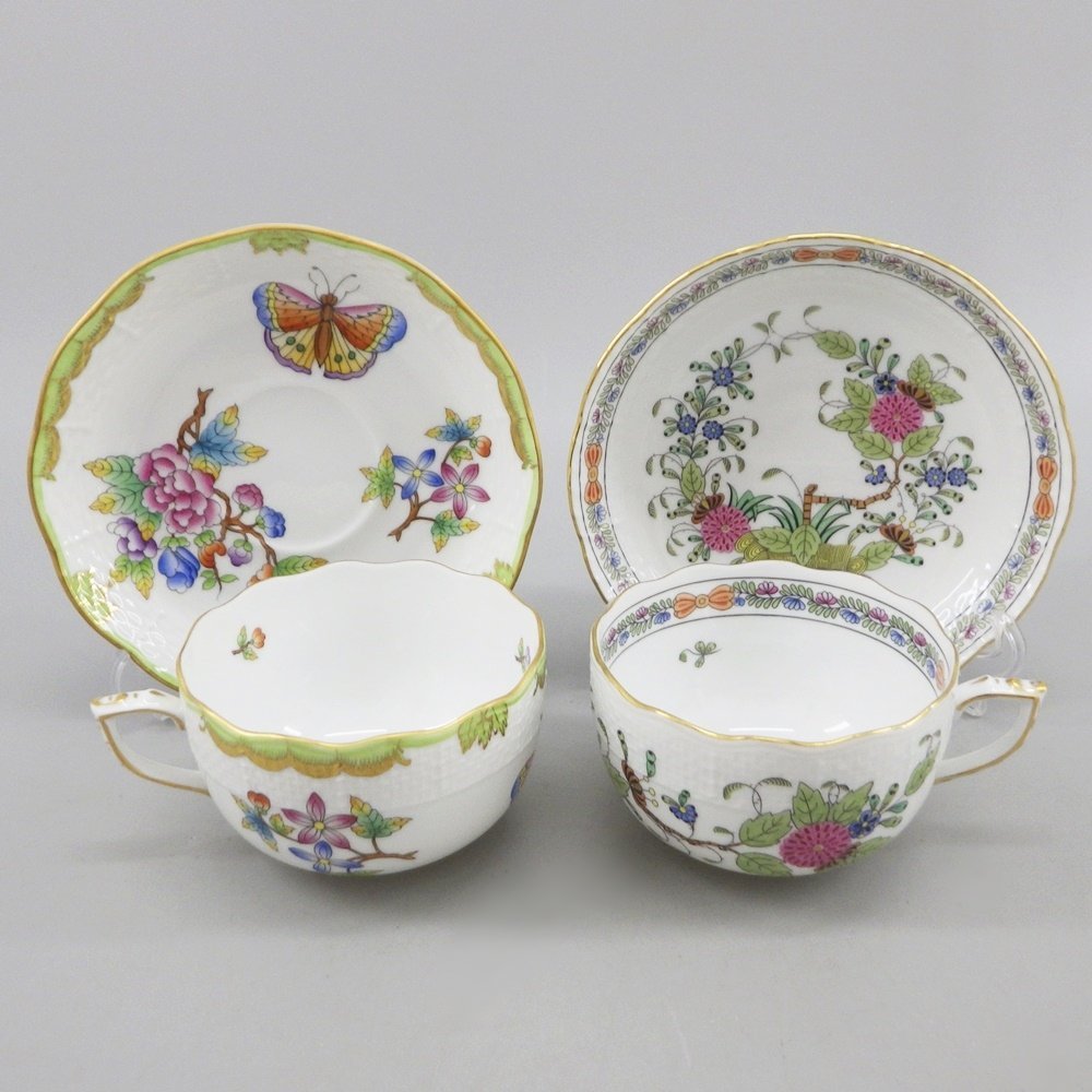 1円～ HEREND ヘレンド ヴィクトリアブーケ インドの華多彩色 カップ