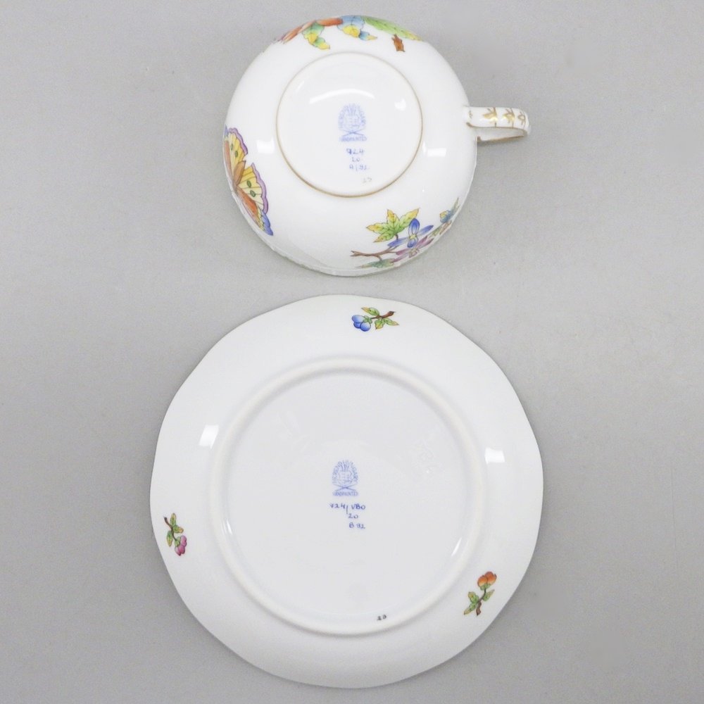1円～ HEREND ヘレンド ヴィクトリアブーケ インドの華多彩色 カップ