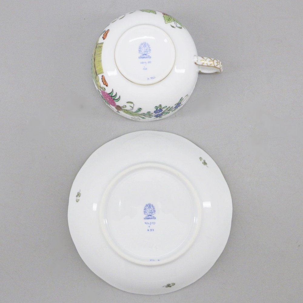1円～ HEREND ヘレンド ヴィクトリアブーケ インドの華多彩色 カップ