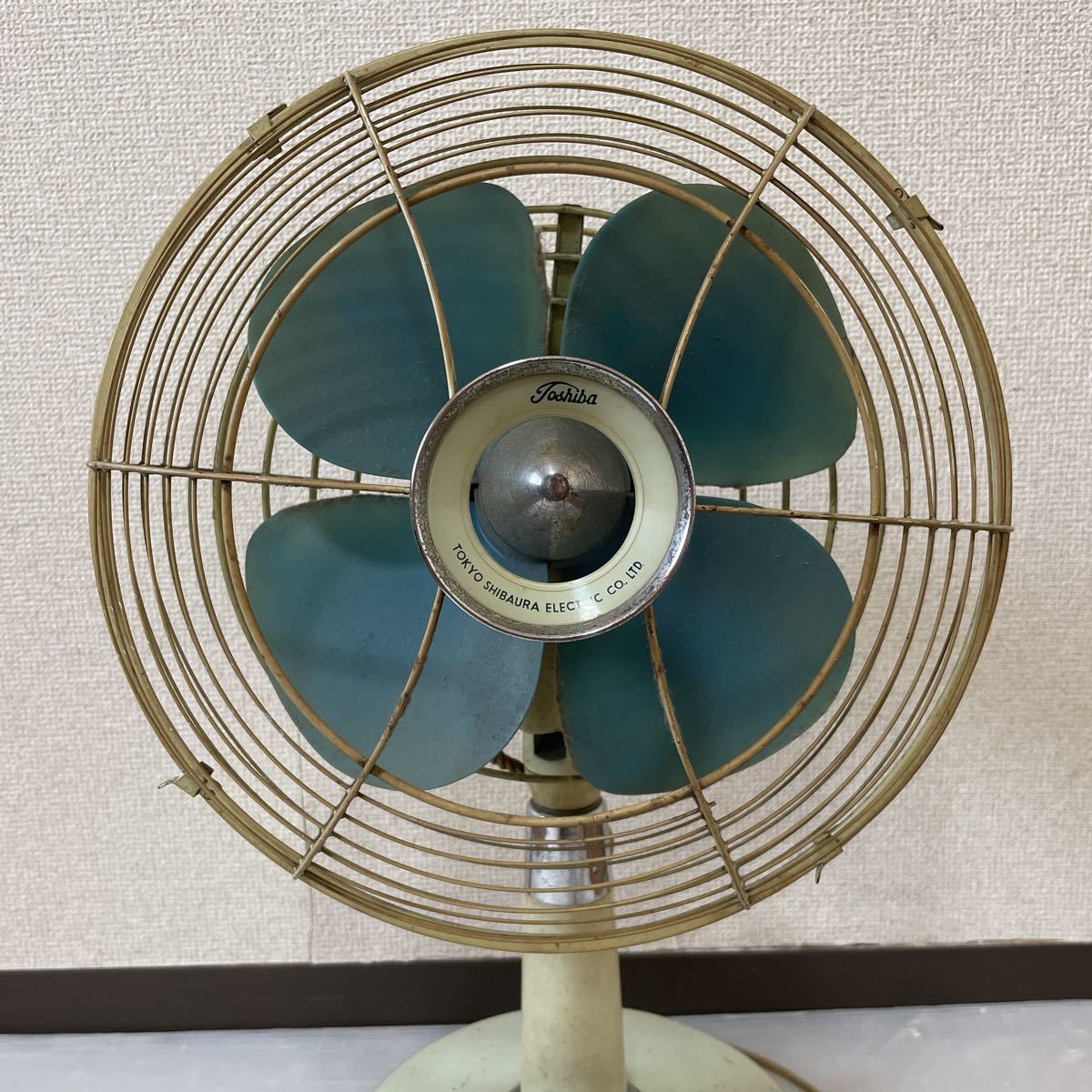 東芝 TOSHIBA HK形 25CM 扇風機 アンティーク昭和レトロ (扇風機
