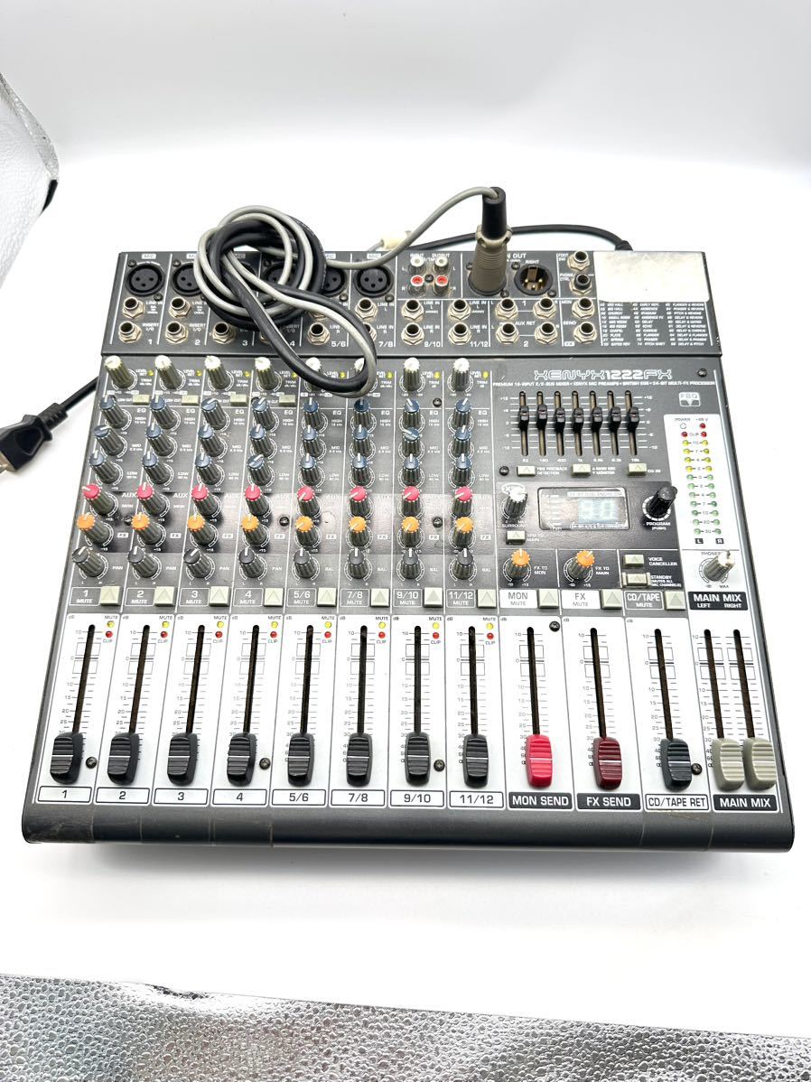QX1222USB XENYX 通電確認済 BEHRINGER ミキサー XENYX1222FX 本体のみ