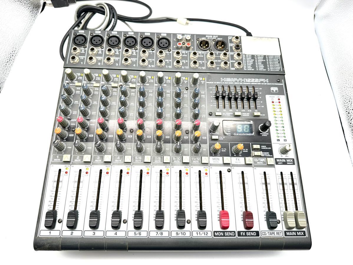 Behringer XENYX X1222USB ミキサー 通電確認済み Behringer XENYX X1222USB ミキサー 通電確認済み - メルカリ 通電確認