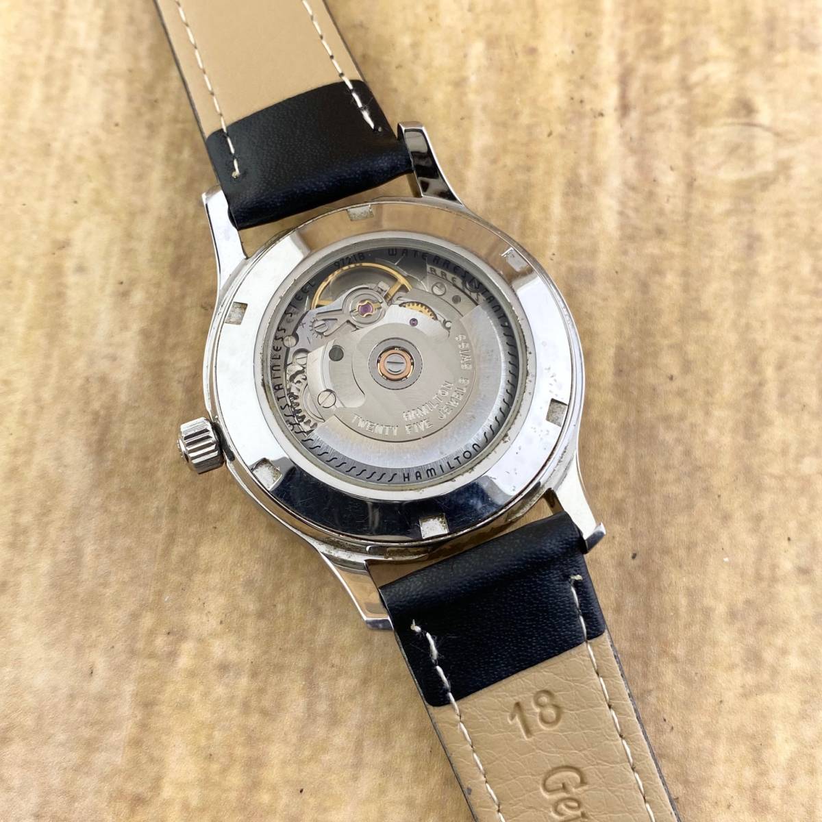 1円〜】HAMILTON ハミルトン 腕時計 メンズ AT 自動巻 KHAKI カーキ 