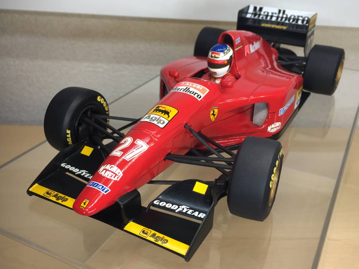 ミニチャンプス 1/18 フェラーリ 412T1 1994年 ジャン アレジ マルボロ 