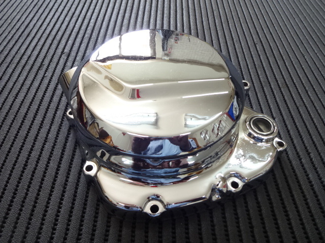 大阪魔人 Z400GP クラッチカバー メッキ後未使用品 大阪魔人