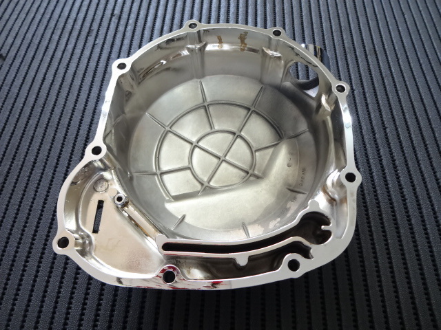 大阪魔人 Z400GP クラッチカバー メッキ後未使用品 大阪魔人