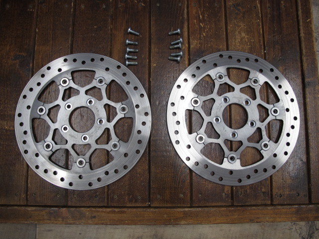 ハーレー　2019ｙ　FLHTCUTG　TRIGLIDF　フロントディスクブレーキ　41500068　曲がり無し　減り少なめ☆