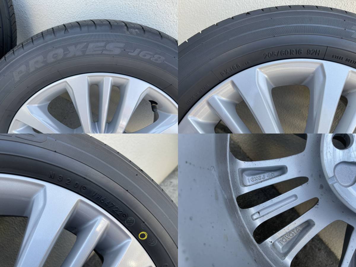 新車外し トヨタ 90 ノア S-G 純正ホイール タイヤ付き トーヨー