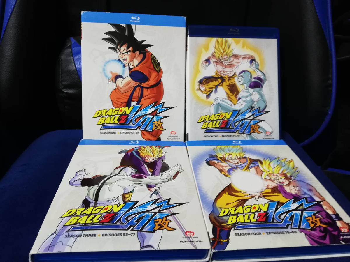 ≪ブルーレイ ≫ ドラゴンボールZ 改　シーズン1～シーズン4 (北米版)　計14枚組　シーズン2 Disc1欠品　シーズン4 Disc4欠品