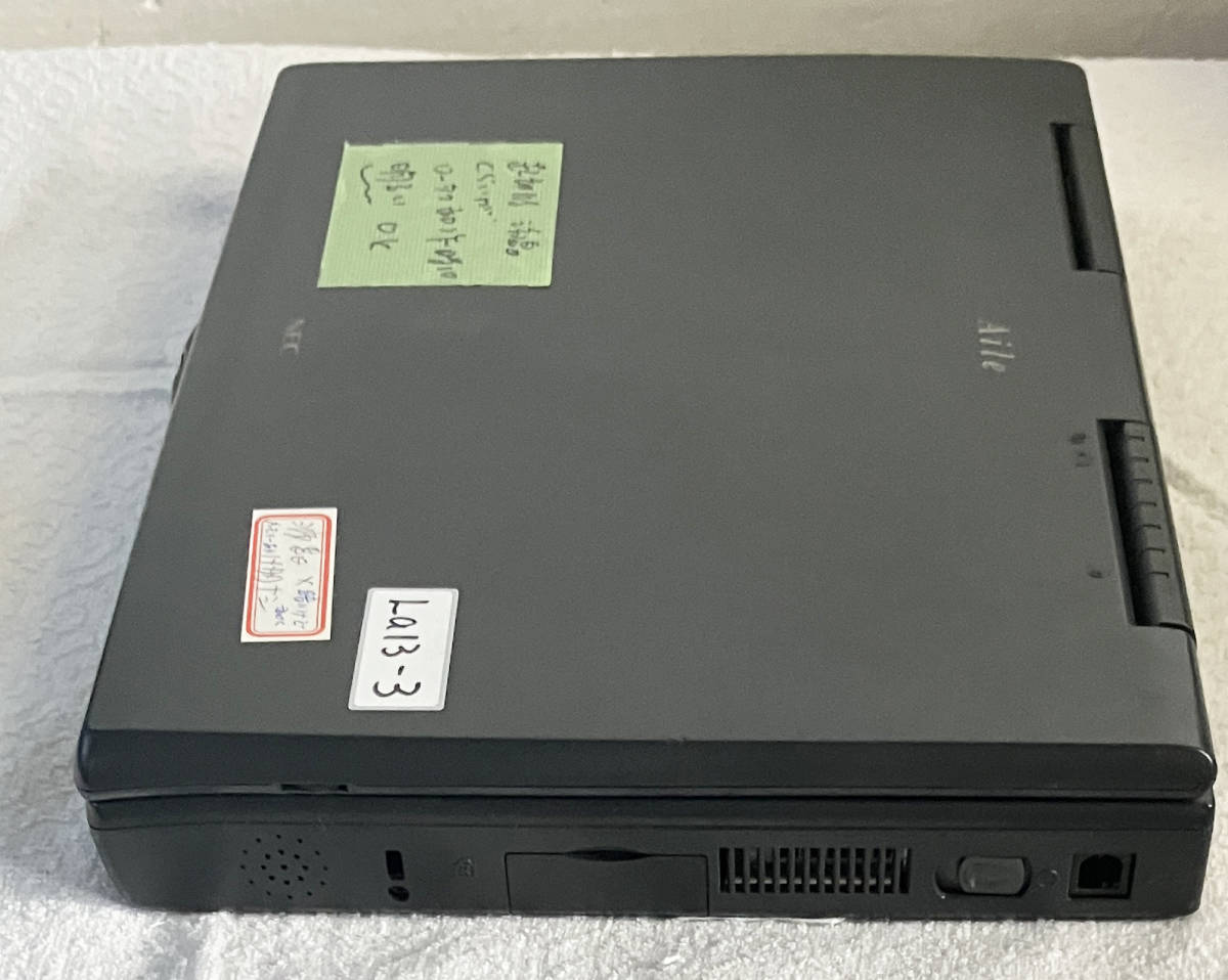 かんたんスタートガイド NEC 98 note Aile Aile NEC PC-9821 ノート