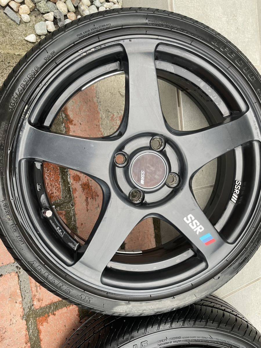 タナベ SSR GTV01 16インチ 5.5J 4穴PCD100 タイヤ165/45/16