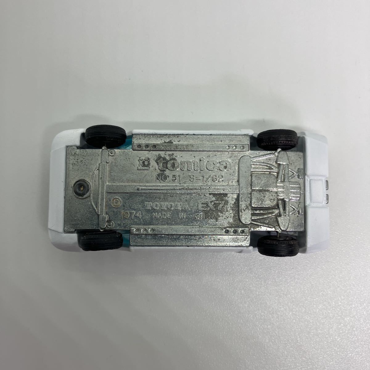絶版 黒箱トミカ No.31 日本製 TOYOTA トヨタ EX7 /白 ￥1円 送料￥210