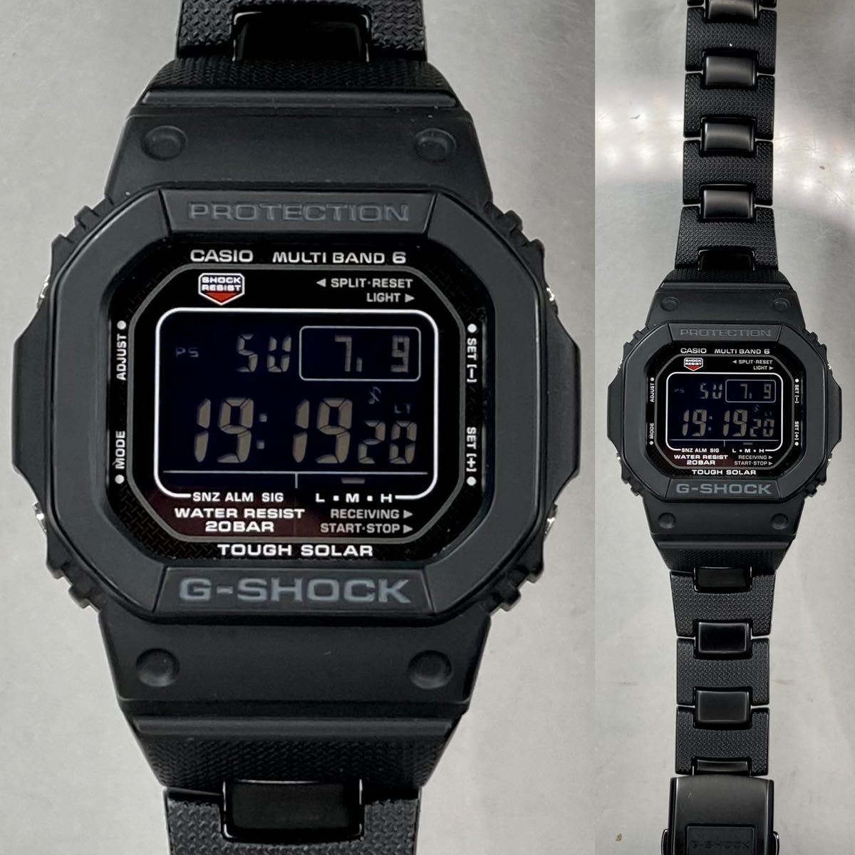 極美品 G-SHOCK GW-M5610UBC-1JF タフソーラー 電波受信 電波ソーラー 