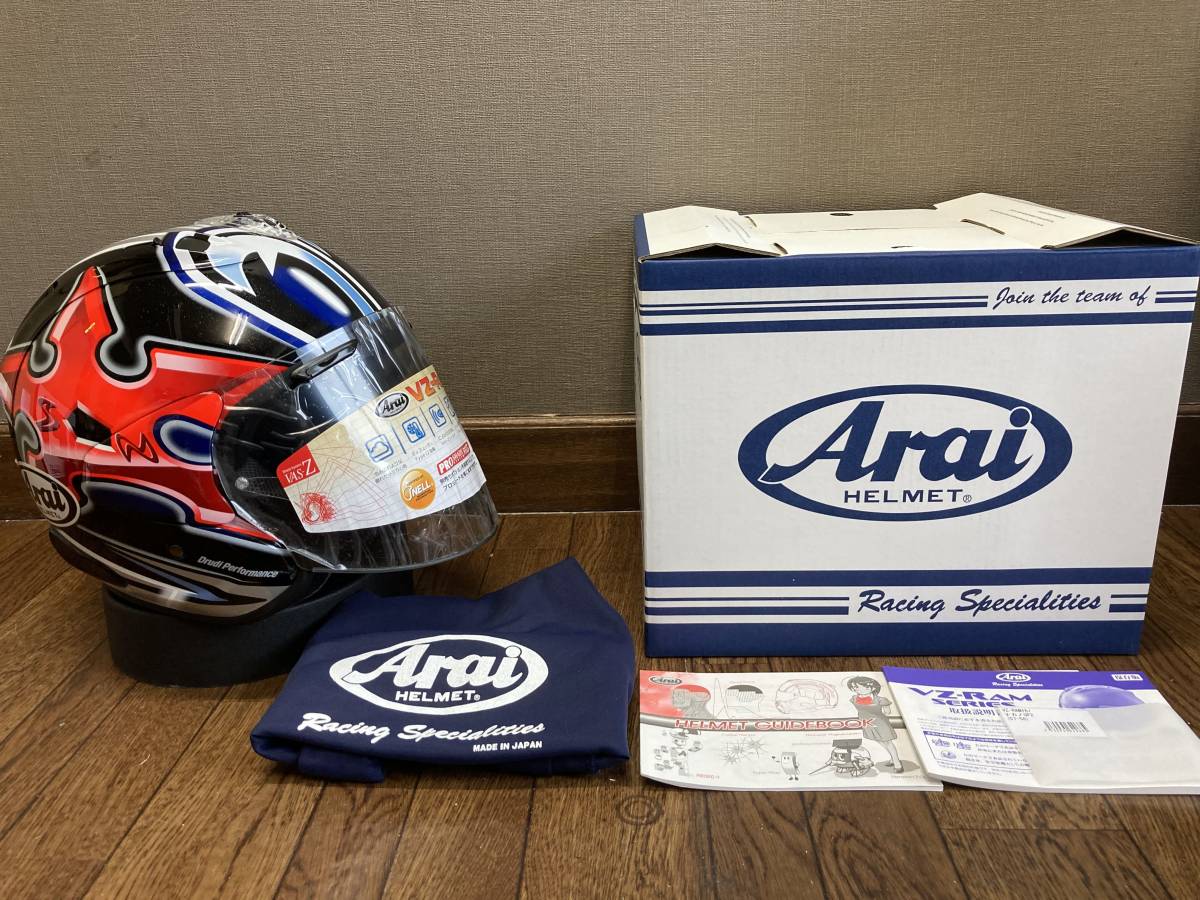Arai VZ-RAM NAKANO GP2 Mサイズ 完品 中野 真矢 選手 レプリカ 目玉 