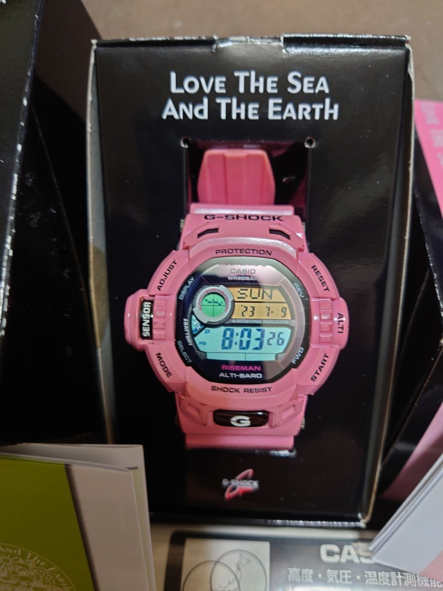 希少!レア!カシオ G-shock GW-9200KJ-4JR イルクジ ライズマン ピンク