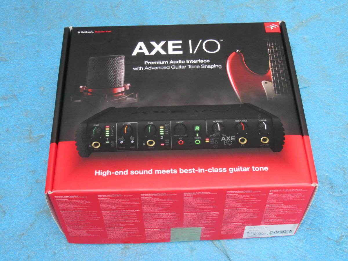 即決 IK Multimedia AXE I/O ギタリストのために作られたプレミアム
