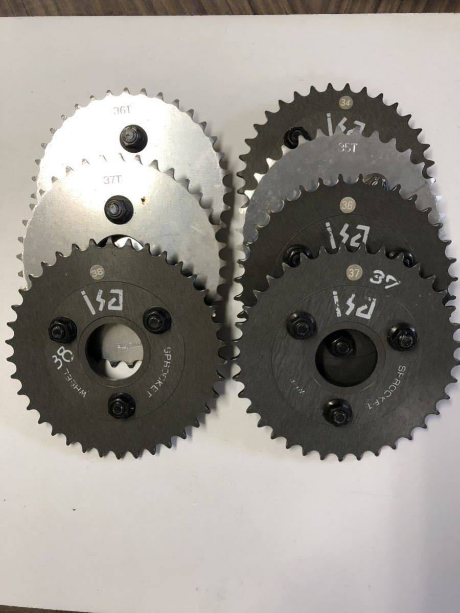 ホンダ 92年式 RS125 スプロケット 34〜38丁(7枚)他 HRC RS125 【公式