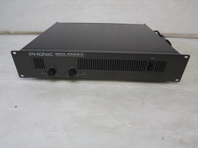 Phonic Power Amp MAX500 フォニックパワーアンプUSED PHONIC MAX