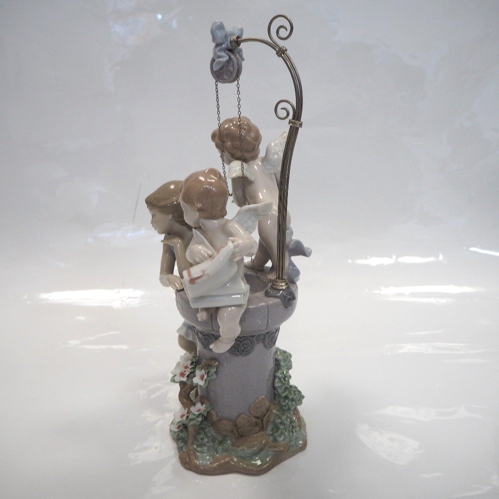 Th488401 リヤドロ Lladro 幸せを運ぶ天使たち 置物 世界限定2000体 