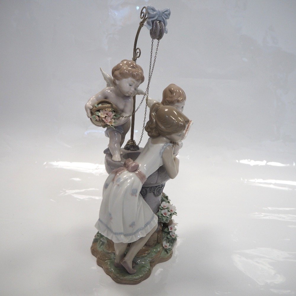 Th488401 リヤドロ Lladro 幸せを運ぶ天使たち 置物 世界限定2000体 