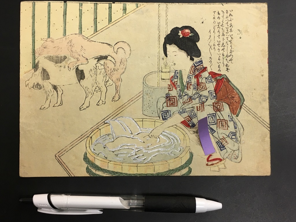 時代物 春画 7 版画と印刷 9枚 検 春本 秘画 艶本 地下本 浮世絵 江戸 明治 幕末 美人画 木版画 版画(印刷物)｜売買された ...