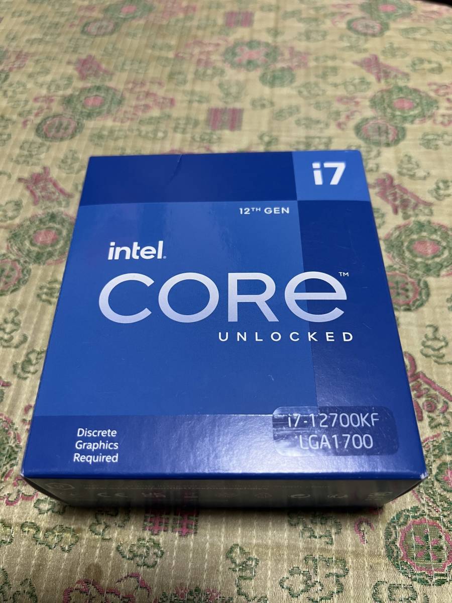 Intel Core i7 12700K BOX 動作品 【公式通販】