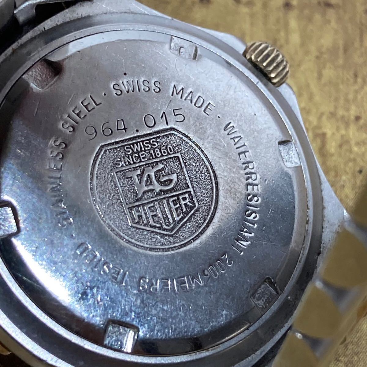 稼働品 TAG HEUER タグホイヤー 964.015 2000シリーズ 