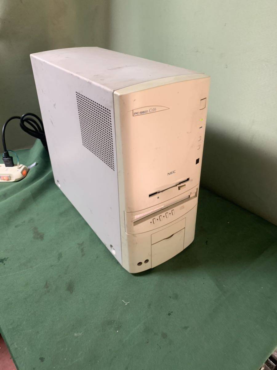 NEC PC-9821ct16 ／F 中古　動作未確認、通電のみジャンクで出品