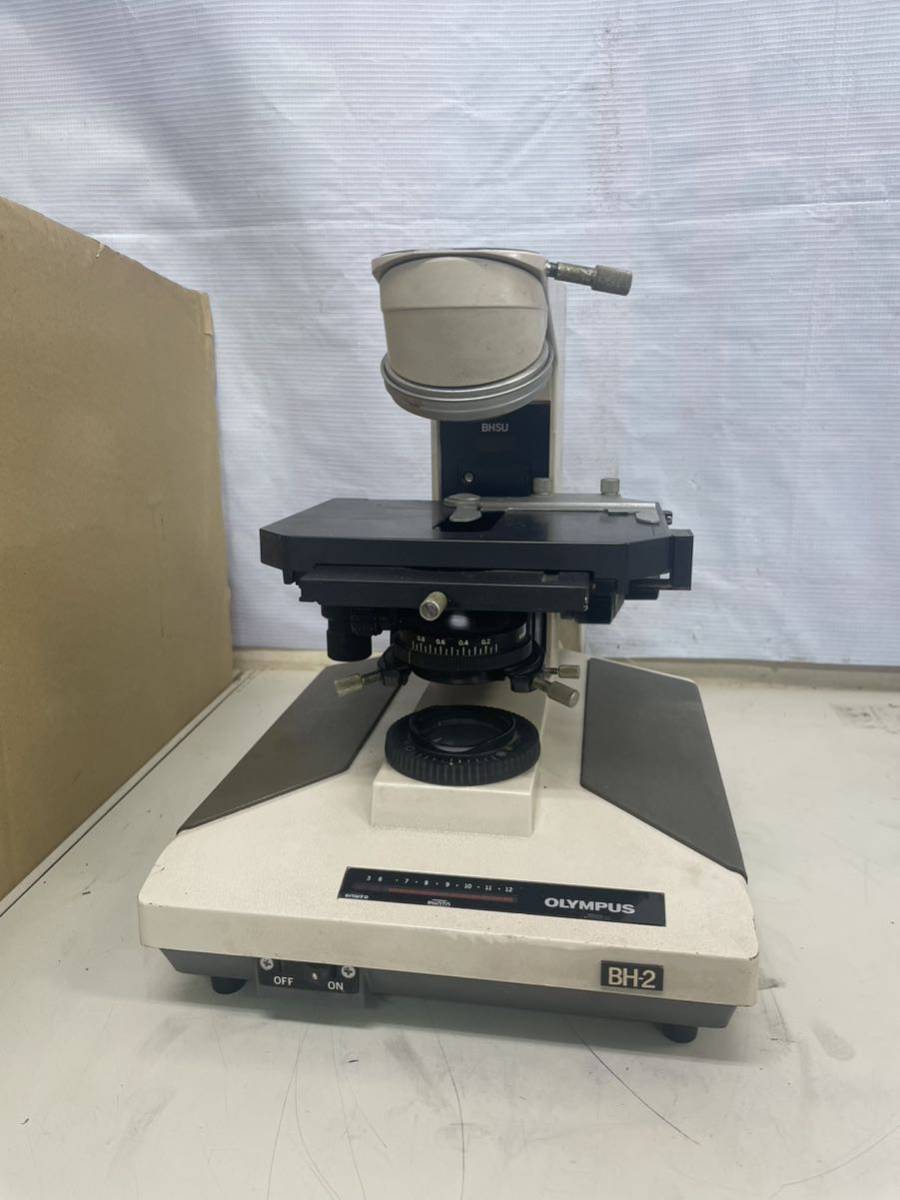 ジャンク品 】オリンパス OLYMPUS 三眼顕微鏡 介さ BH 顕微鏡