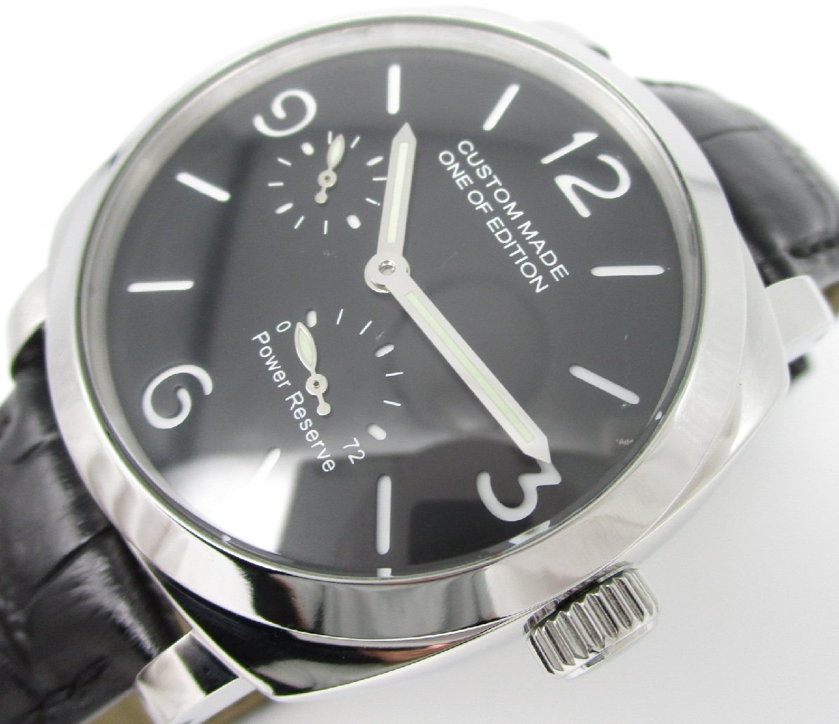 □CUSTOM MADE ONE OF EDITION□パワーリザーブ□メンズ自動巻腕時計