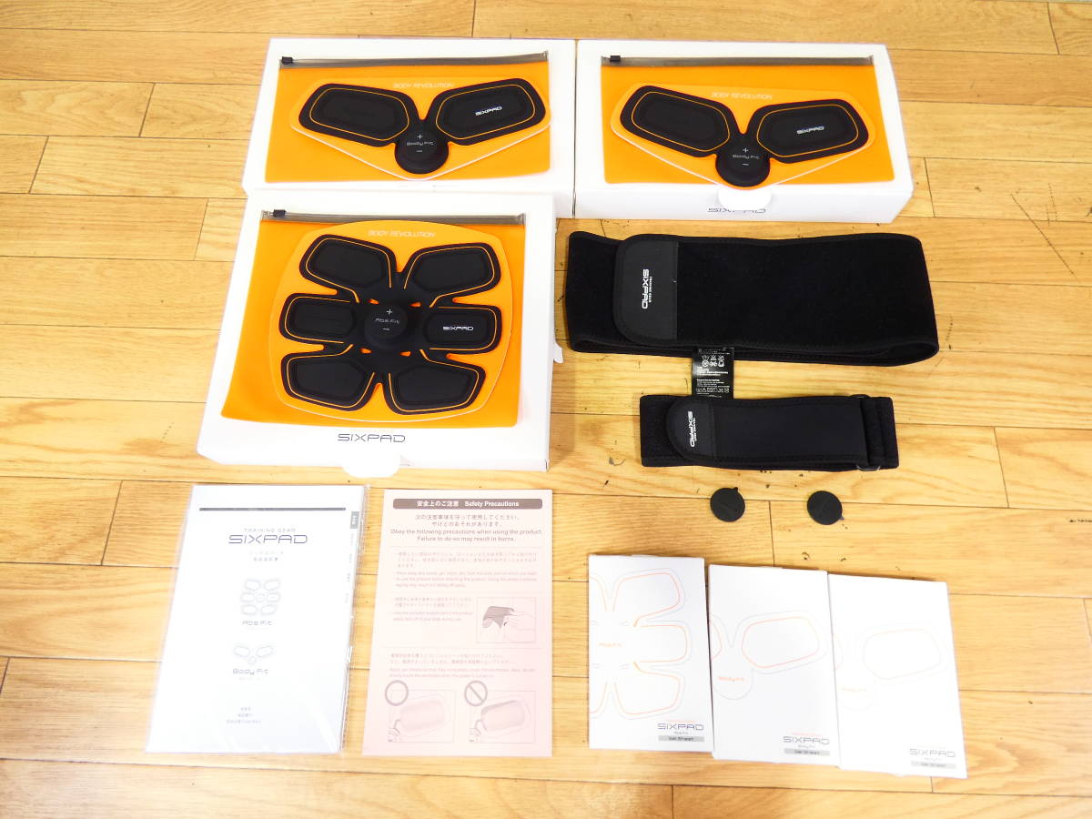 ◇SIXPAD シックスパッド Abs Fit / Body Fit ボディフィット アブスフィット バンド 交換用パッド（純正）まとめて 腹筋 エクササイズ＠80