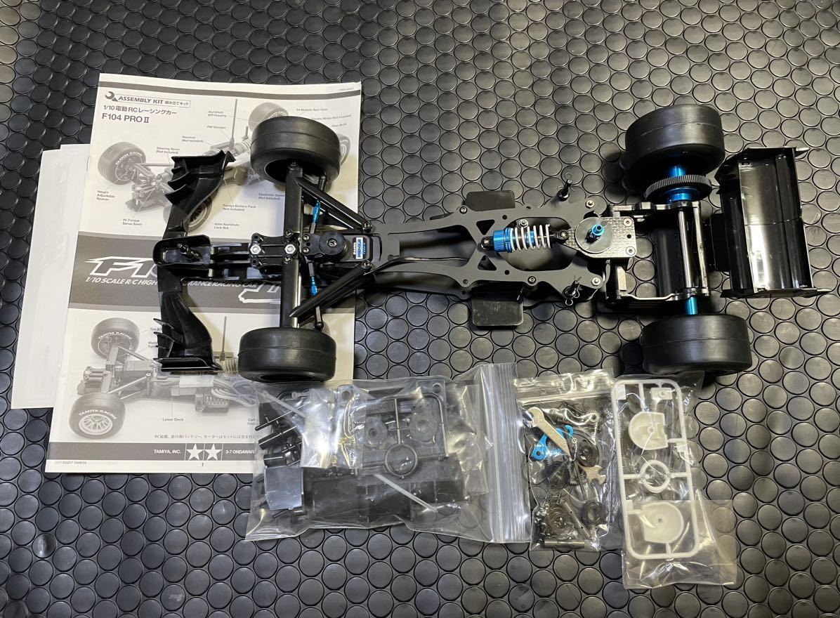 タミヤ　1/10RC F104 PROII 　未走行　新品サーボ　サンワ　SSL対応 プログラマブルサーボ　PGS-CLE　付き