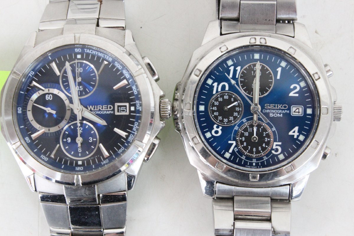 ▲セイコー 腕時計 2点 クロノグラフ WIREDクロノグラフ