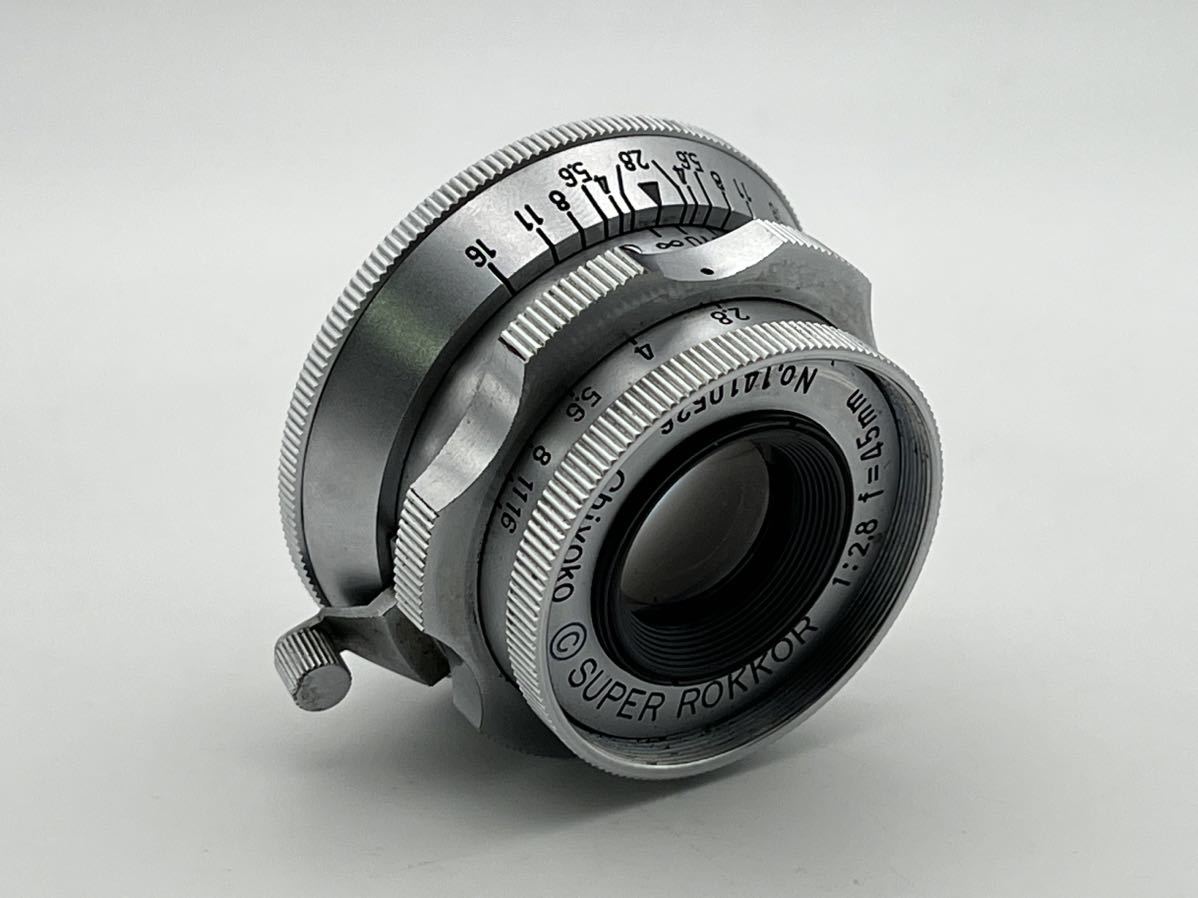 Chiyoko SUPER ROKKOR 45mm f2.8千代田光学 スーパーロッコール 梅鉢